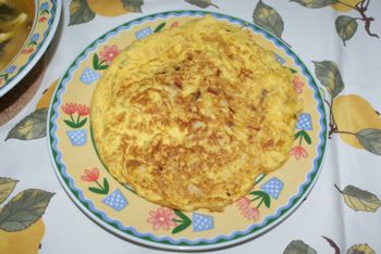 Tortilla de sidrería.